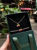 Set Colombia pulsera + cadena