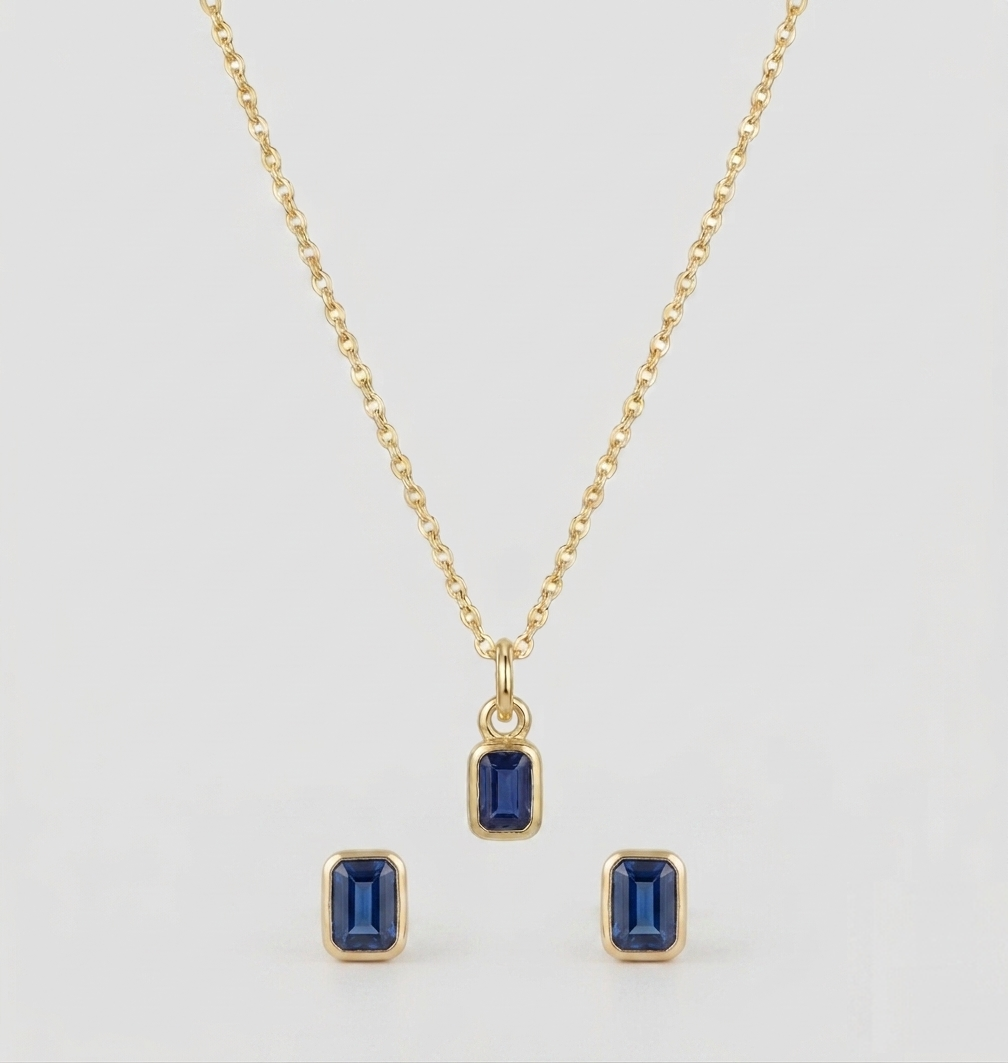 Cadena Esmeralda + Aretas