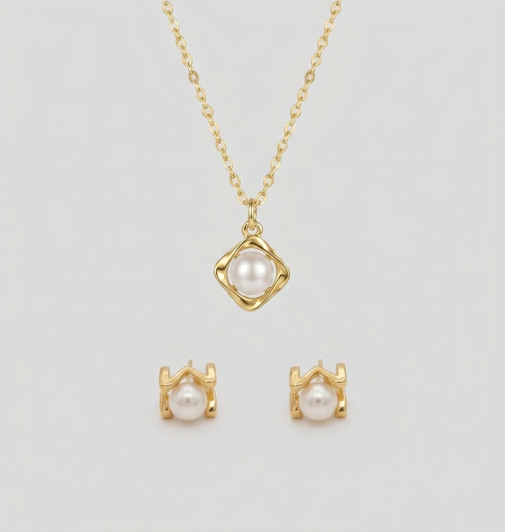 Cadena Luz + Aretas